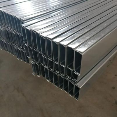 0Profili in acciaio galvanizzato da.40 a 1.0 mm per materiale di pareti divisorie / chietta in acciaio leggero