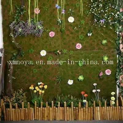 Pareti di muschio di erba verde artificiale decorative personalizzate per il tuo business di paesaggio