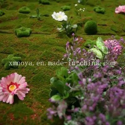 Pareti di muschio di erba verde artificiale decorative personalizzate per il tuo business di paesaggio