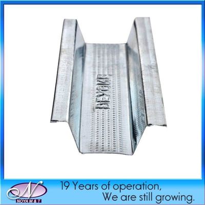Profili in acciaio galvanizzato a canale principale con altezza 25mm/29mm/32mm/40mm e design U-type