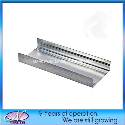 Diametro della parete di metallo della parete divisoria in lamiera di acciaio galvanizzato Larghezza 72 mm Lunghezza standard 3000 mm