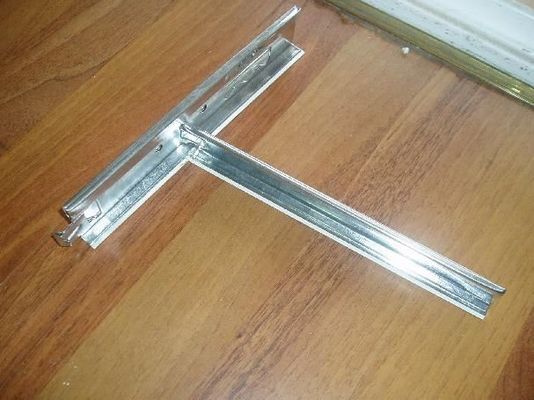 0.40-1.0mm Spessore ignifuga Griglia T Galvanizzata per T-Bar sospeso in soffitto