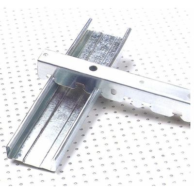 T-Bar per sistema di sospensione / struttura di budling Spessore da 0,40 a 1,0 mm D50 personalizzabile