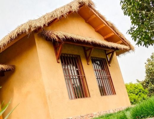 Paglia sintetica di alta qualità per il tetto di gazebo Decorazione del tetto degli hotel