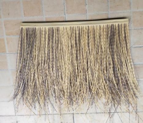 Naturale tessuto di piastrelle di paglia piatta 100% Simula un vero tetto di paglia