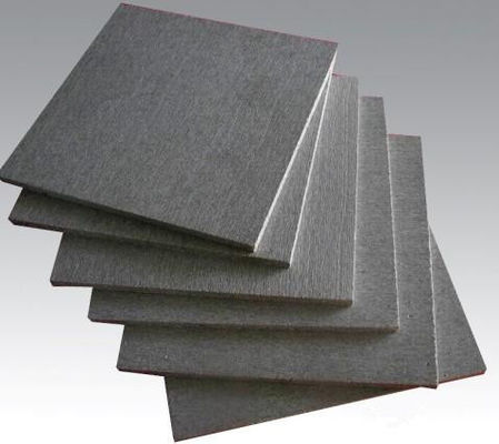 Fibra di cemento tavole rivestimento pannelli di rivestimento grigio Edificio esterno impermeabile Tavola di silicato di calcioTavole di silicato di calcio