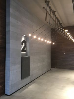 Fibra di cemento tavole rivestimento pannelli di rivestimento grigio Edificio esterno impermeabile Tavola di silicato di calcioTavole di silicato di calcio