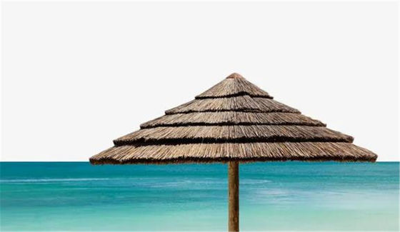 Ecologico 100% Realistic HDPE PVC Tetti di paglia di paglia