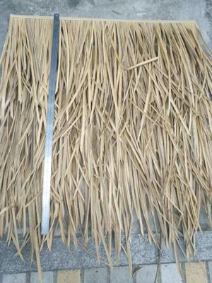 Buono prezzo Indonesia Plastico Artistic Dry Straw Gazebo Canopy Tent Pergolas Tende Sintetico Cottage Straw Dry Grass roof