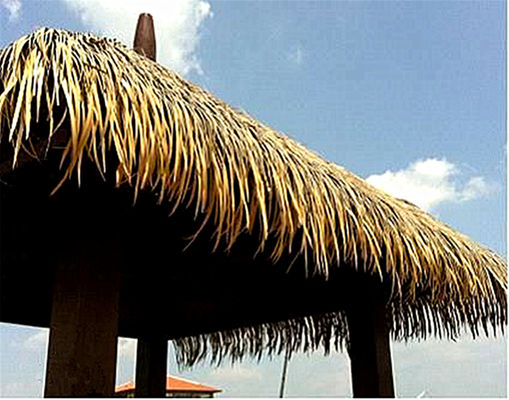 Buono prezzo Indonesia Plastico Artistic Dry Straw Gazebo Canopy Tent Pergolas Tende Sintetico Cottage Straw Dry Grass roof