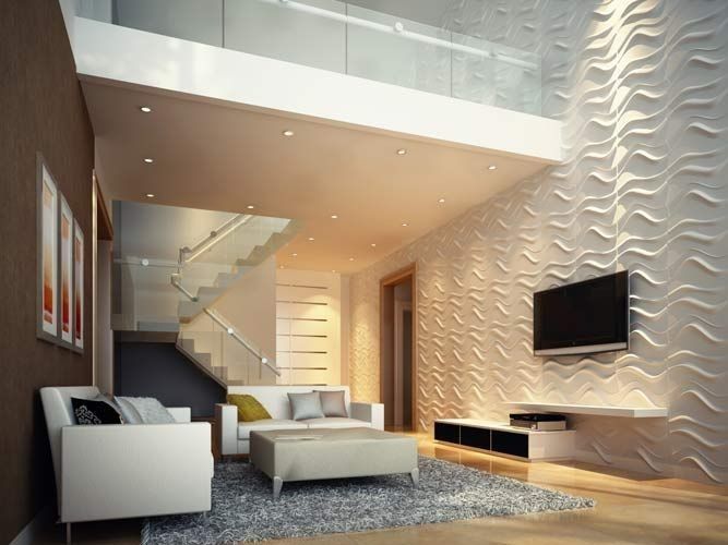 Pannello decorativo 3D in fibra acustica moderna prefabbricato non personalizzato per divisori di parete