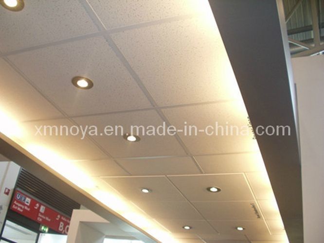 600*1200mm Tavola di soffitto in fibre minerali di lana decorativa / pannello con una forte durata