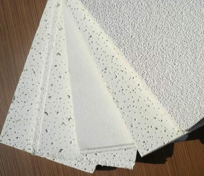Materiali decorativi La superficie a buco irregolare soffitto in fibra minerale / tavola di lana di roccia