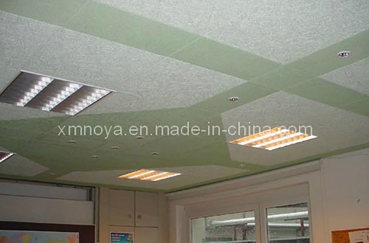 Fabbricazione a base di legno di lana di cemento per isolamento acustico e decorativo dei soffitti