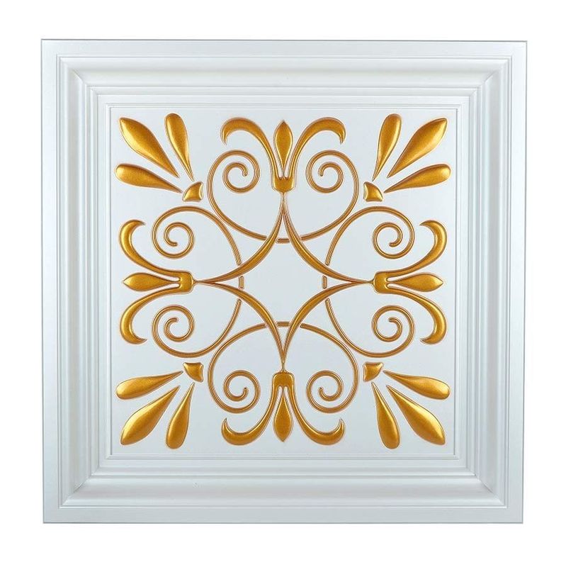 Pannello 3D SMC ad assorbimento acustico idrografico per rivestimenti murali 460 mm*460 mm Dimensione