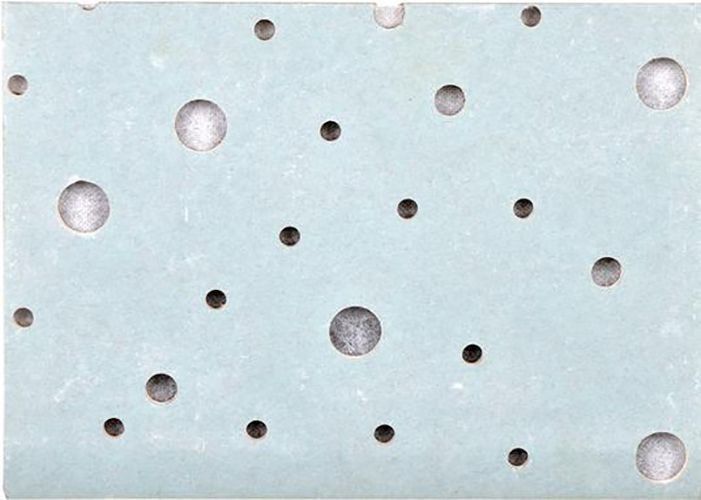 soffitto insonorizzato 600*600mm Disegno cartone di gesso acustico con facciata in carta per decorazioni murali