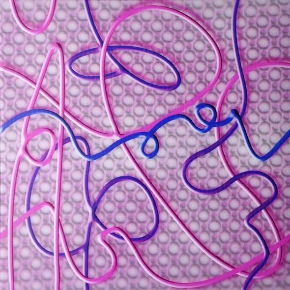 500mmx500mm Colorato PVC 3D Board per la decorazione delle pareti Colorato Modello Spazio magico