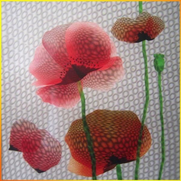 Design d'interni alberghiero Effetto stereoscopico colorato Senza cornice Plastico PVC Decorazione murale 3D