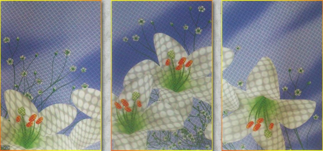 Pannello 3D composito di plastica non personalizzato da 500 mm x 500 mm per applicazioni decorative a parete