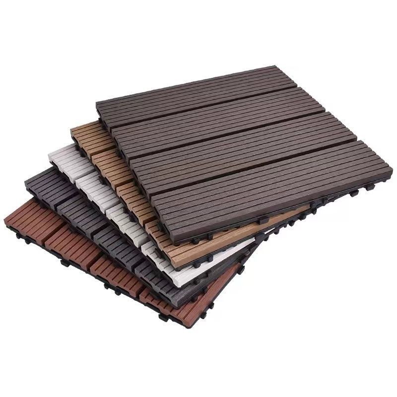 Pavimenti esterni in legno di plastica composita WPC da 300*300 mm per il miglioramento del giardino