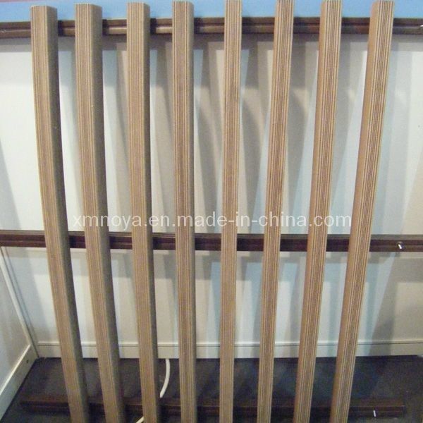 Recinzione esterna in legno di plastica composita WPC NY75 * 25 con modello di grano di legno
