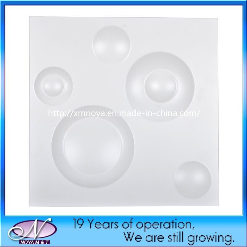 500mm*500mm Dimensione Disegno Acoustico 3D Wall Board per ufficio Assorbimento del suono impermeabile