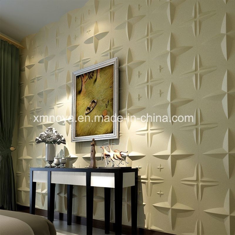 Moderni pannelli di pareti 3D acustici acustici e sonorizzati per la decorazione 500 mmx500 mm per la personalizzazione