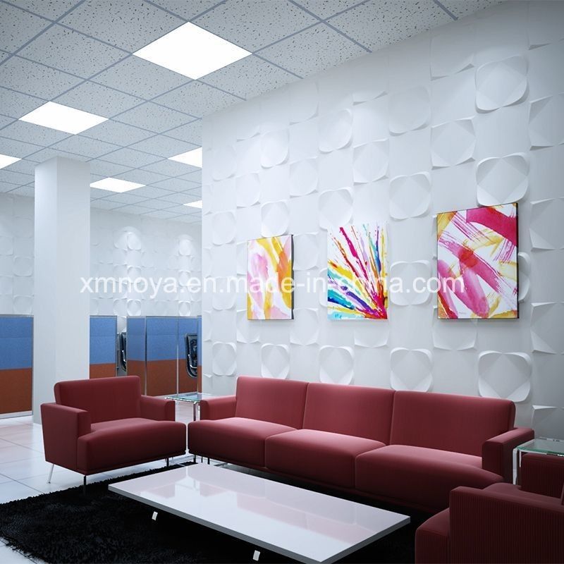 Moderno divano sfondo pannello 3D decorativo con materiale e design ecologici