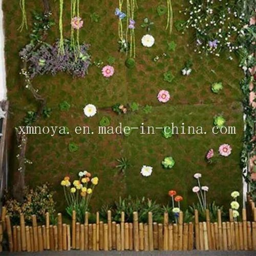 Pareti di muschio di erba verde artificiale decorative personalizzate per il tuo business di paesaggio