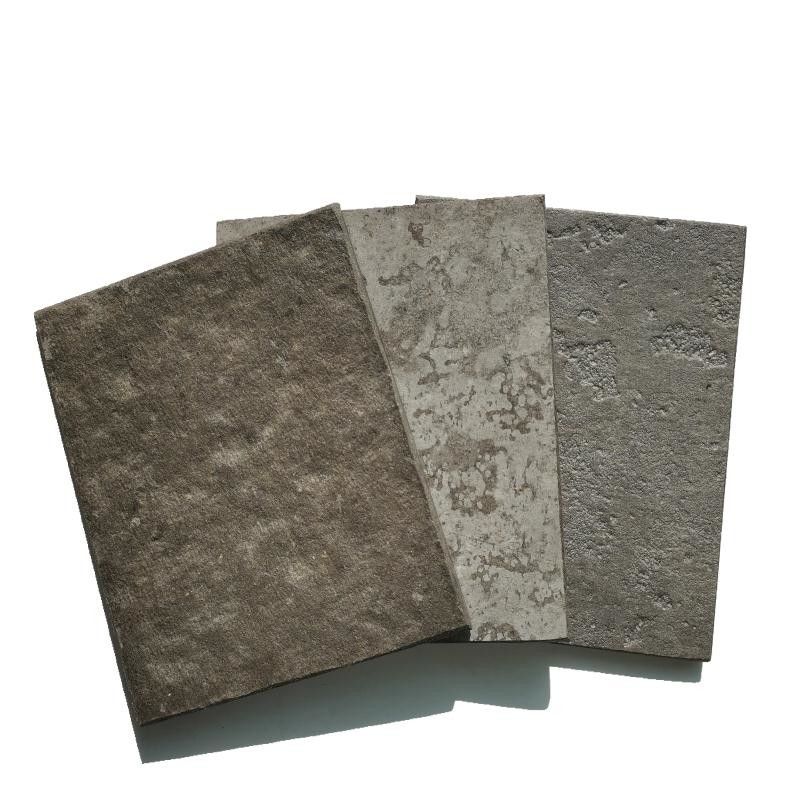 Fibra di cemento tavole rivestimento pannelli di rivestimento grigio Edificio esterno impermeabile Tavola di silicato di calcioTavole di silicato di calcio